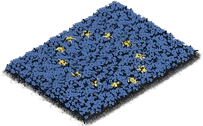 Flowerbed Flag: EU