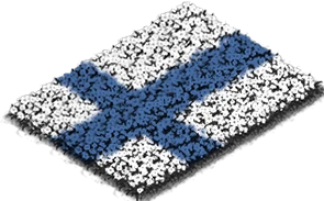 Flowerbed Flag: Finland