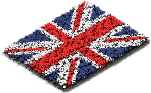 Blumenbeet-Flagge: UK