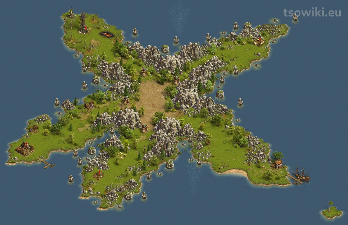 Map of Bastille Island