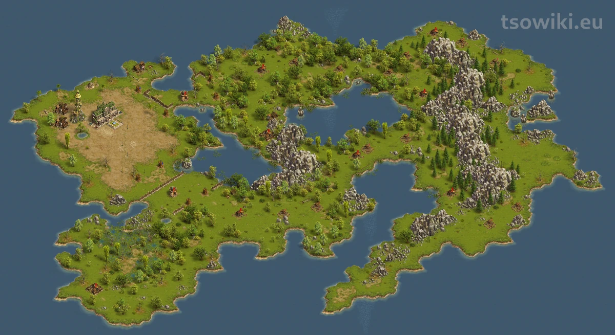 Karte von Die Belagerung